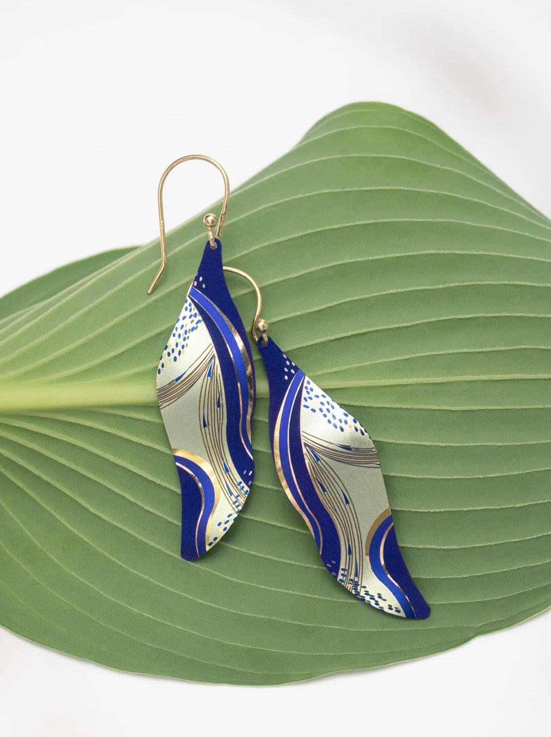 Holly Yashi Turning Leaf Earrings