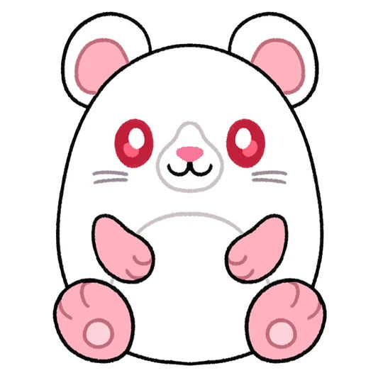 Mini Squishable White Rat