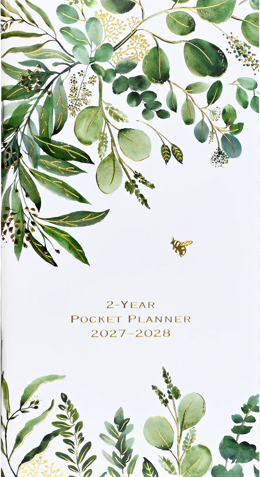 2027-28 2-Year Pocket Planner Eucalyptus