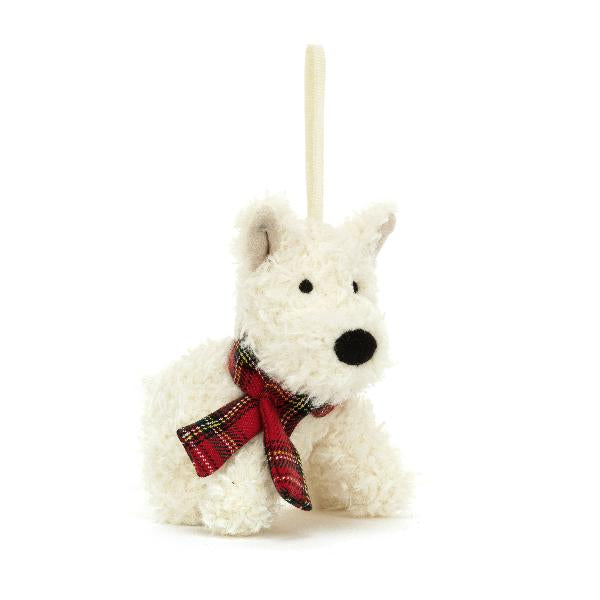 JellyCat Munro Scottie Dog Decoration