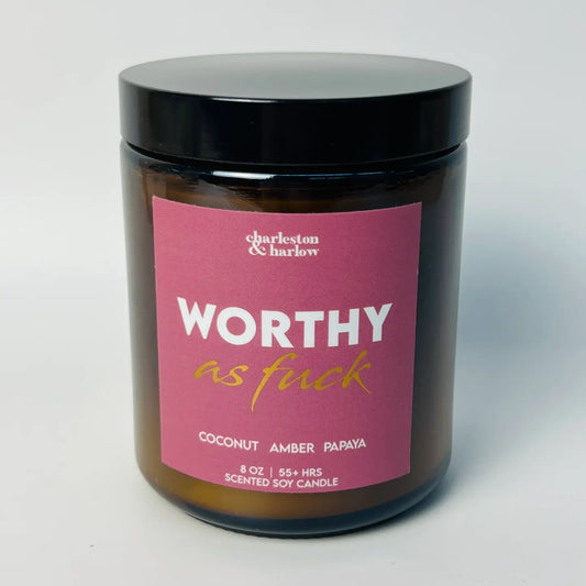 Charleston & Harlow Worthy As F Soy Candle