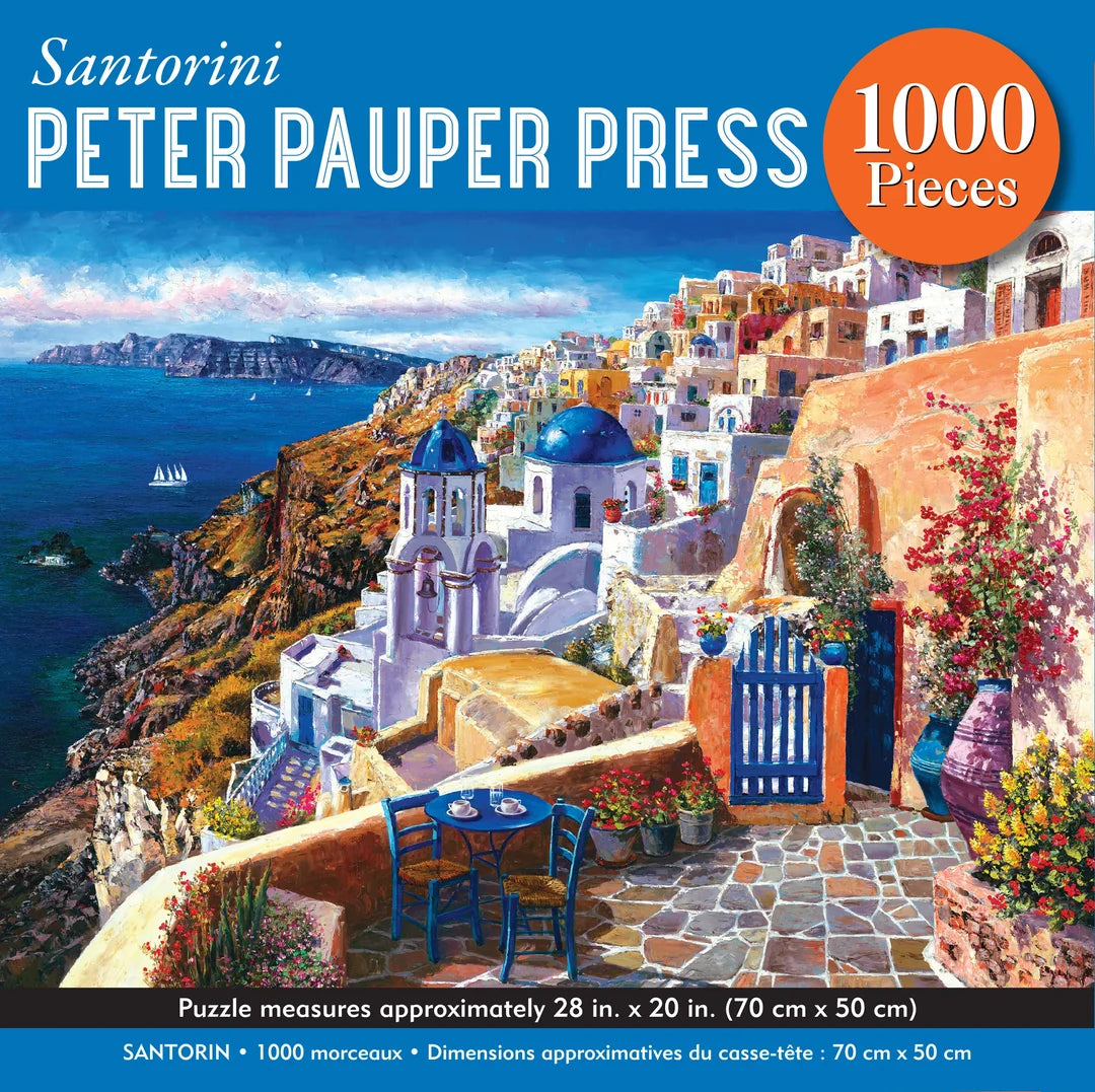 Peter Pauper Santorini Puzzle 1000pc