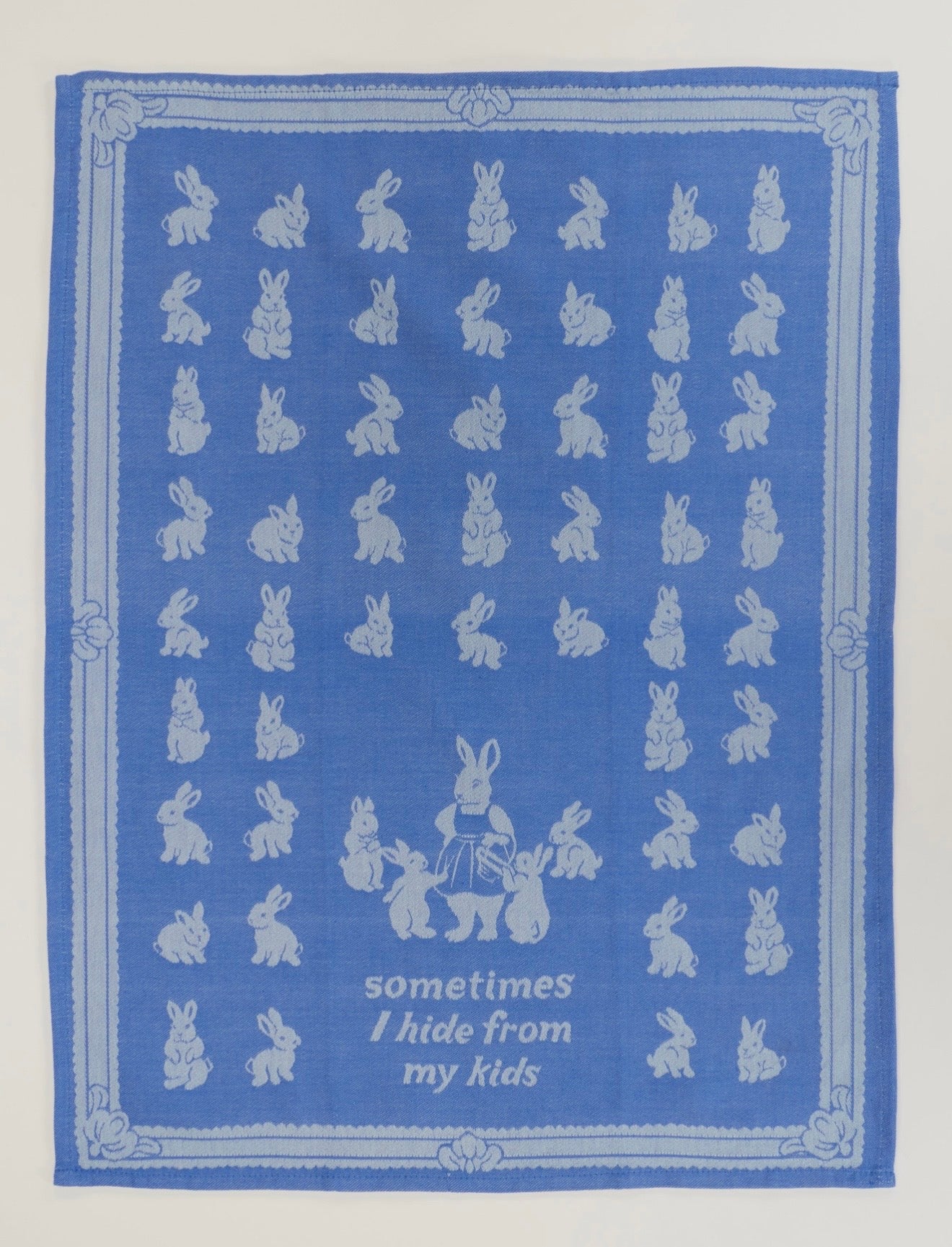 Blue Q Tea Towel Sometimes I Hide From My Kids