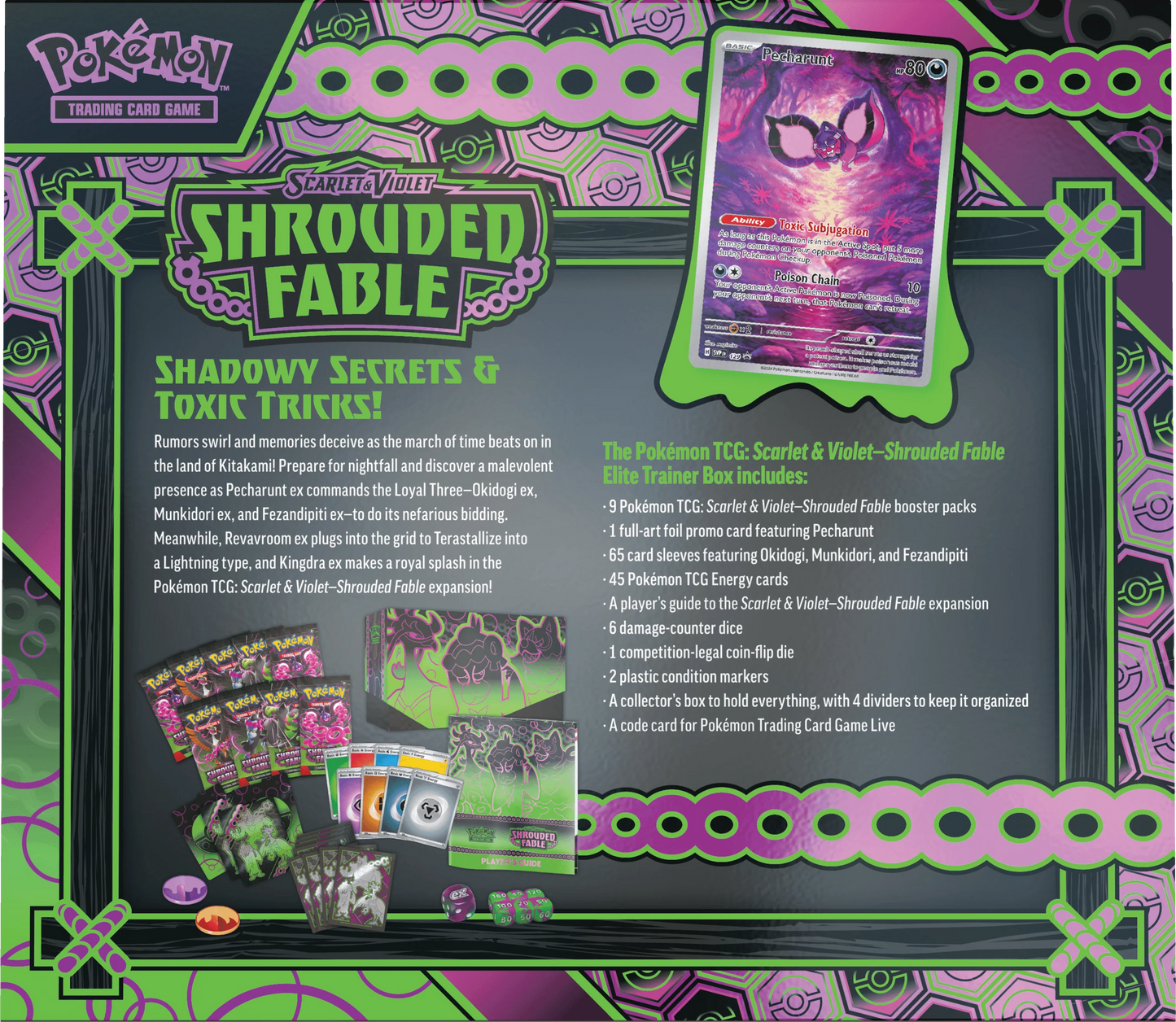 Pokémon TCG: Scarlet & Violet— Shrouded Fable Elite Trainer Box