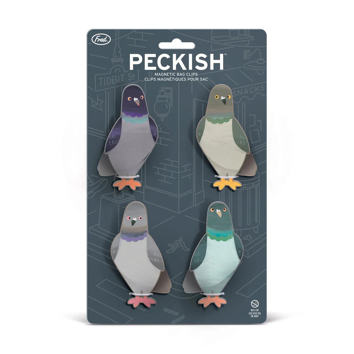Fred & Friends Peckish Bag Clips