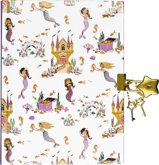 Locking Journal Mermaid Tales
