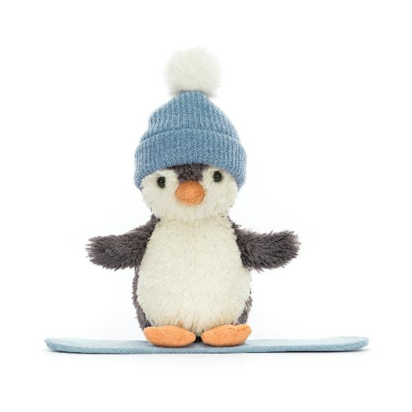 JellyCat Peanut Penguin Snowboarding