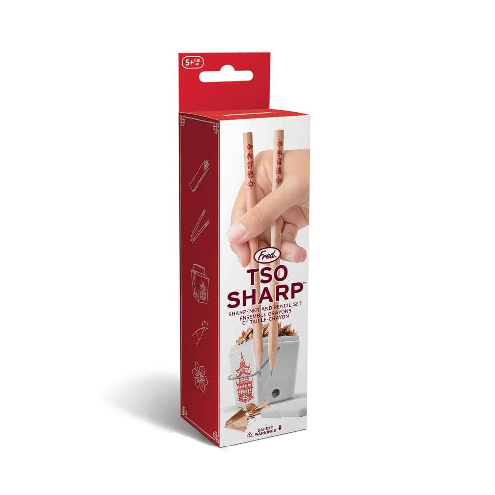 Fred Tso Sharp Pencils and Sharpener