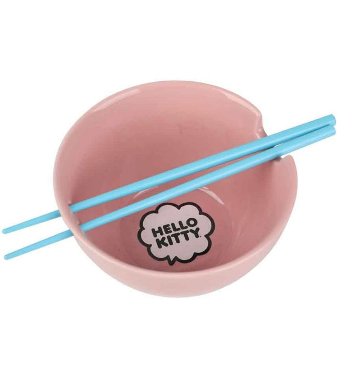 Hello Kitty Ramen Bowl With Chopsticks