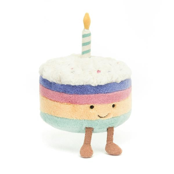 JellyCat Amuseables Rainbow Birthday Cake