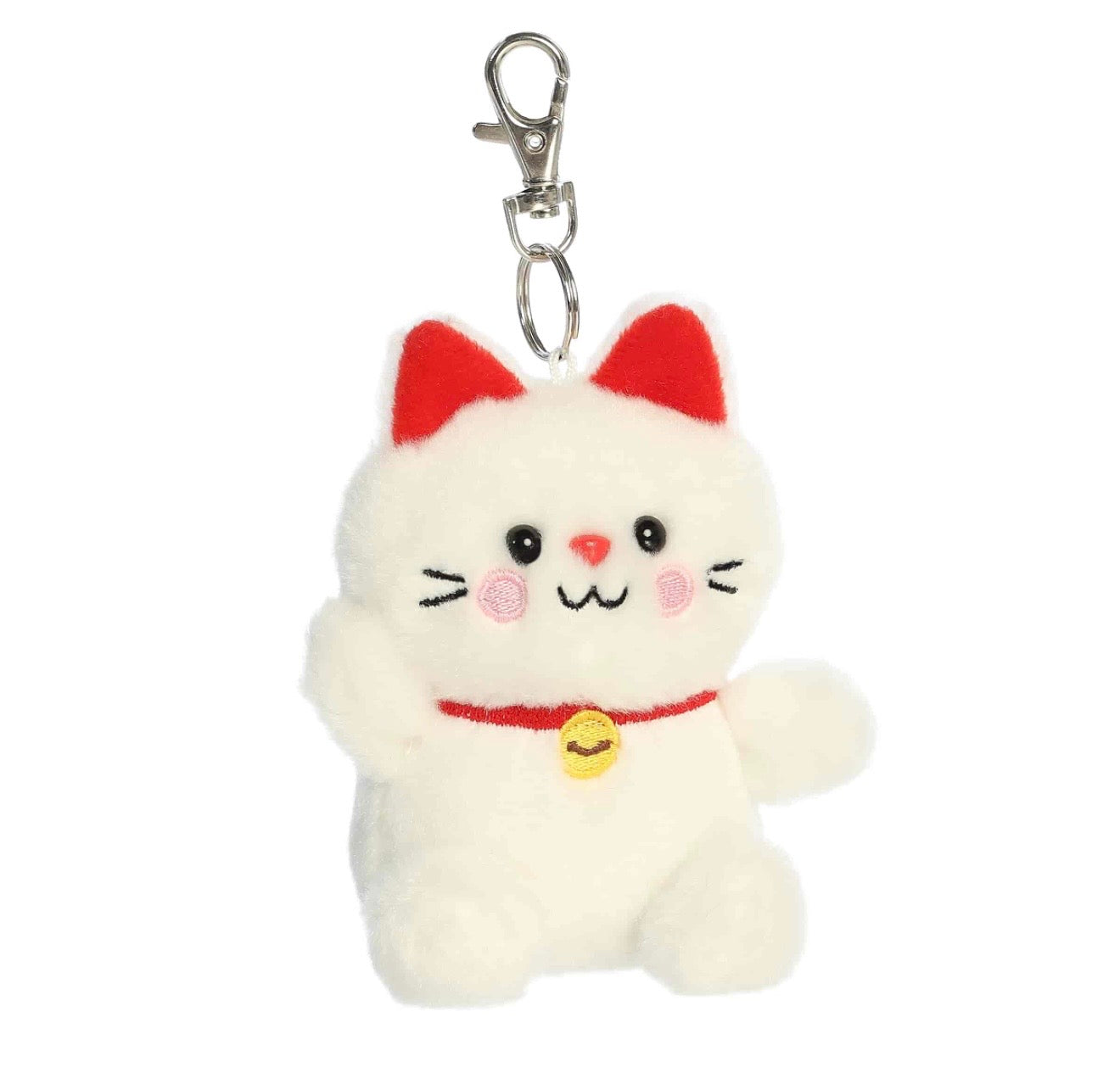 Palm Pals Kota Lucky Cat Clip On Keychain