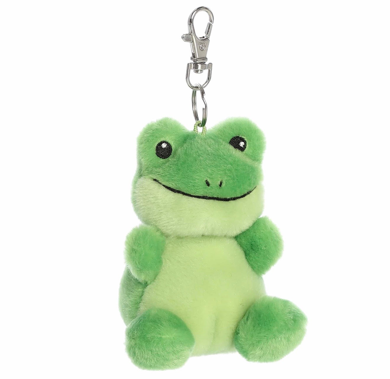Palm Pals Ribbits Frog Clip On Keychain