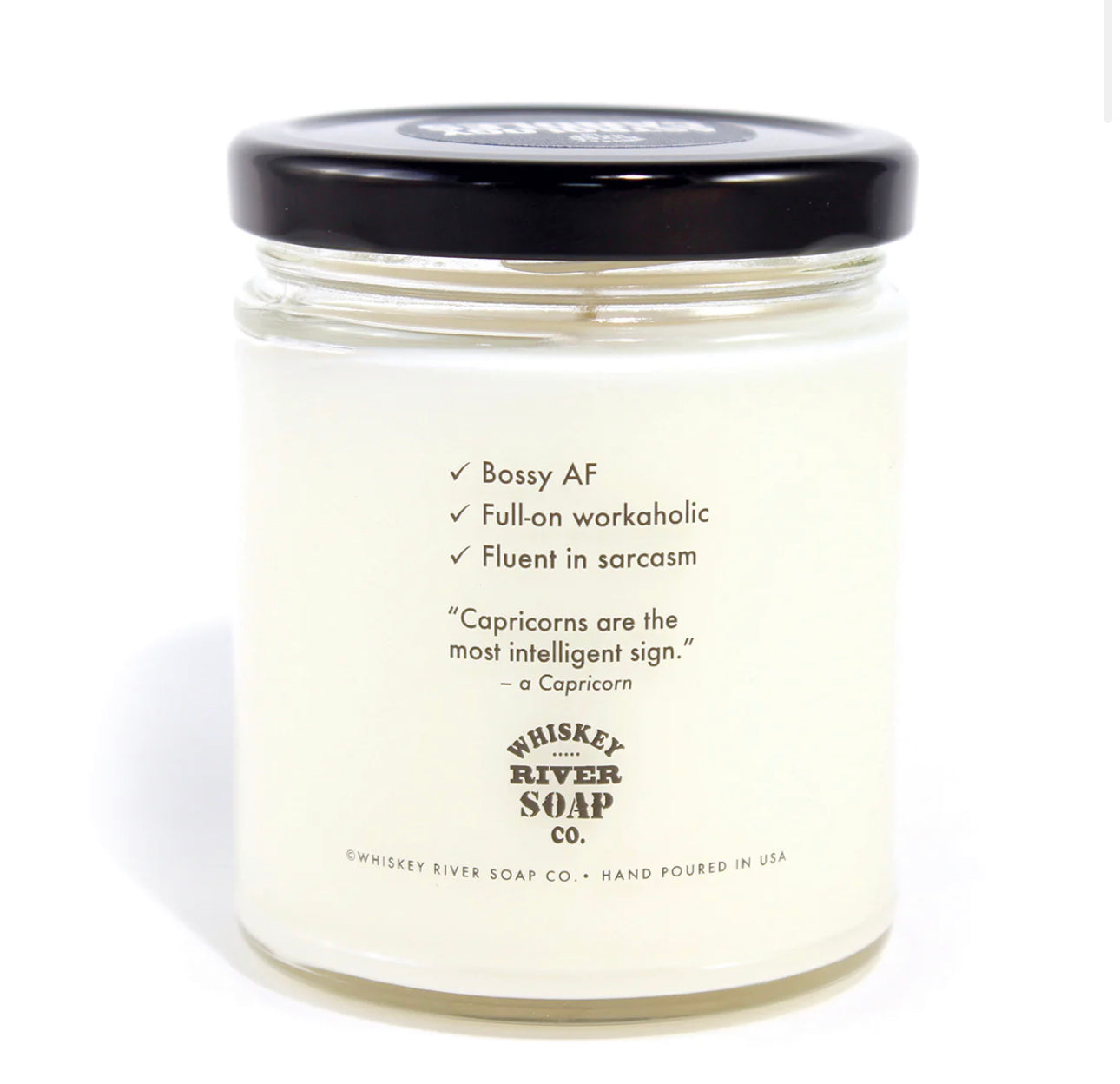 Whiskey River Astrology Candle Capricorn