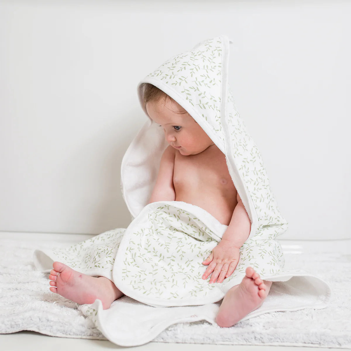 Greenery Hooded Towel