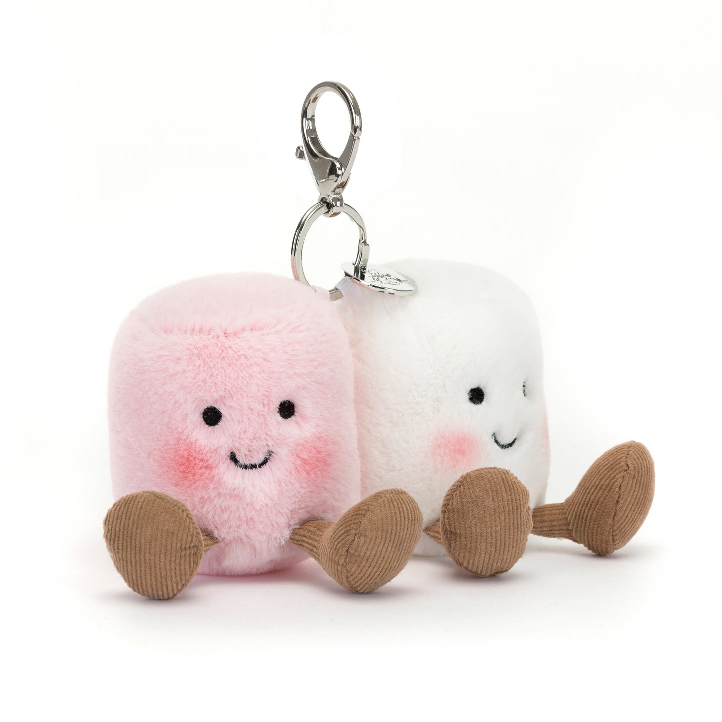 Jellycat Amuseables Pair Of Marshmallows Bag Charm