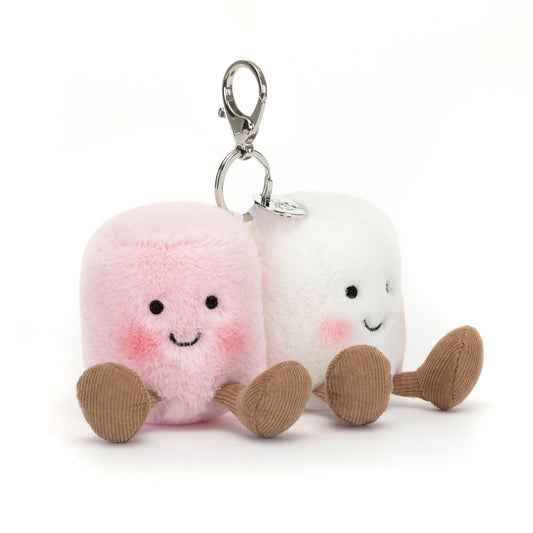 Jellycat Amuseables Pair Of Marshmallows Bag Charm