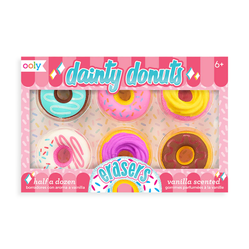 Ooly Dainty Donuts Pencil Erasers