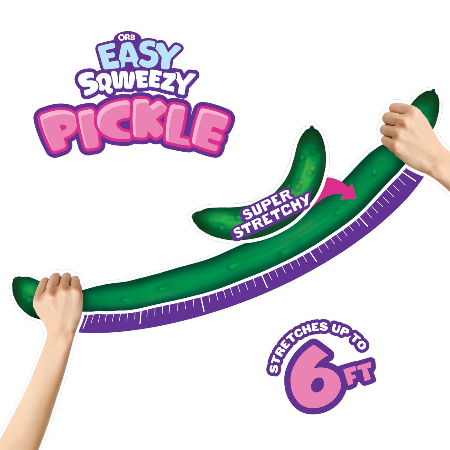 Orb Easy Sqweezy Stretchy Giant Pickle