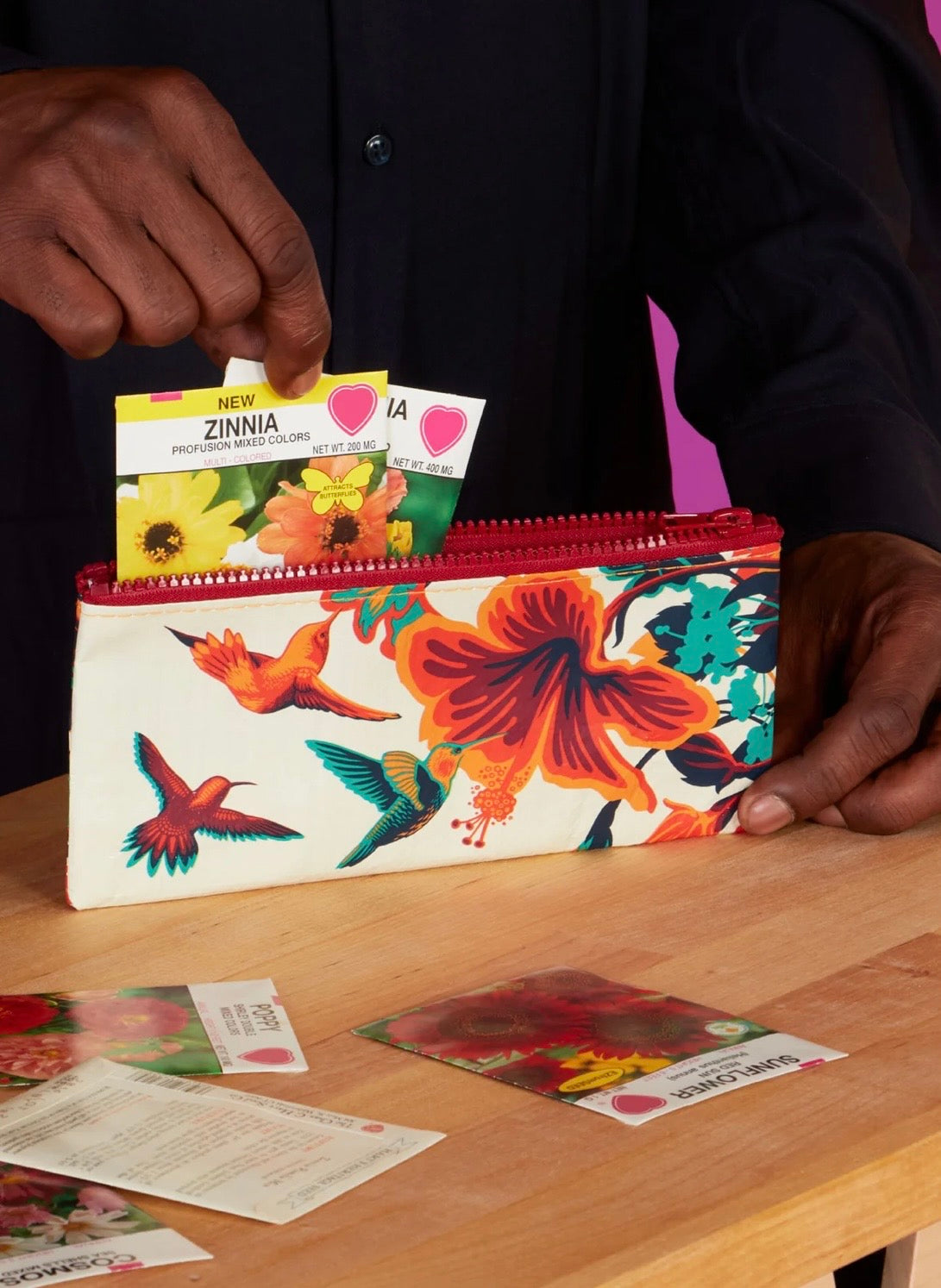 Blue Q Hummingbird Pencil Case
