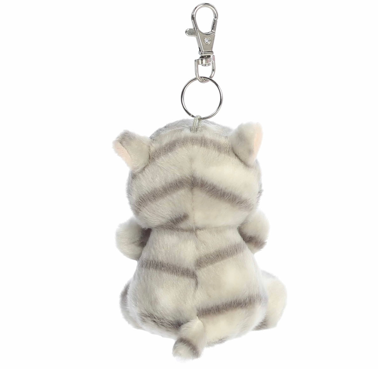 Palm Pals Silver Kitty Clip On Keychain