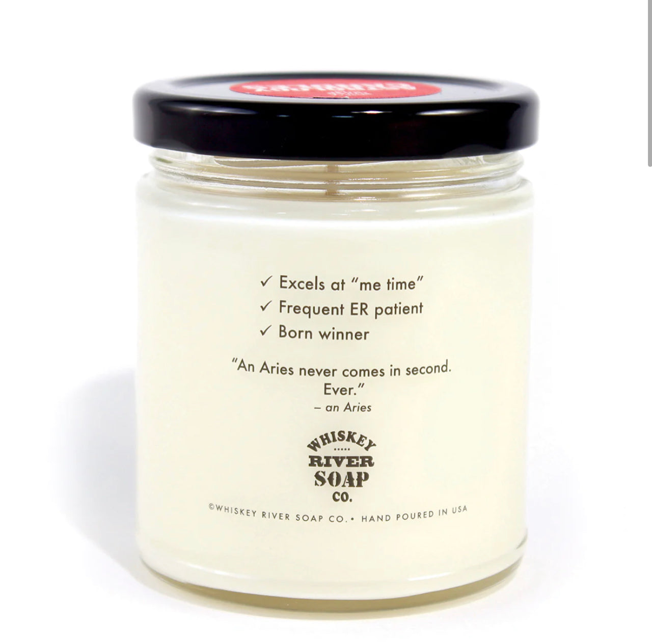 Whiskey River Astrology Candle Aries