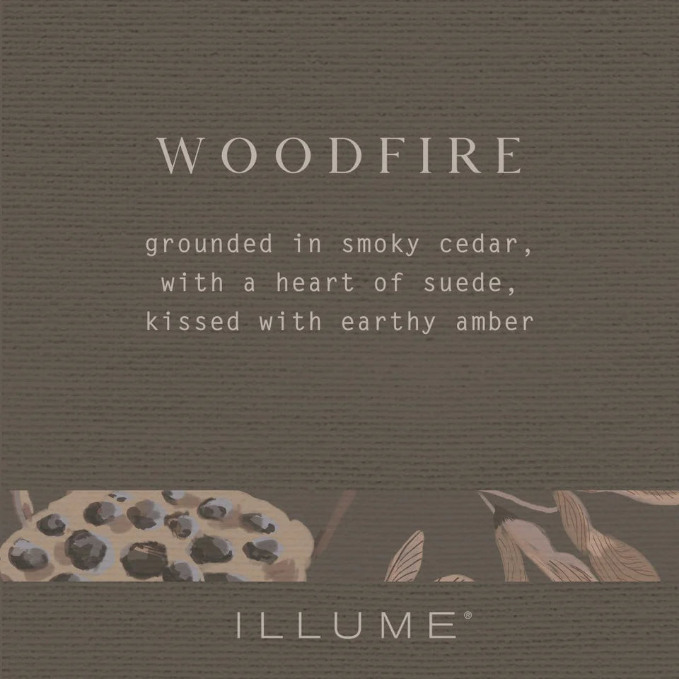 Illume Small Woodfire Candle