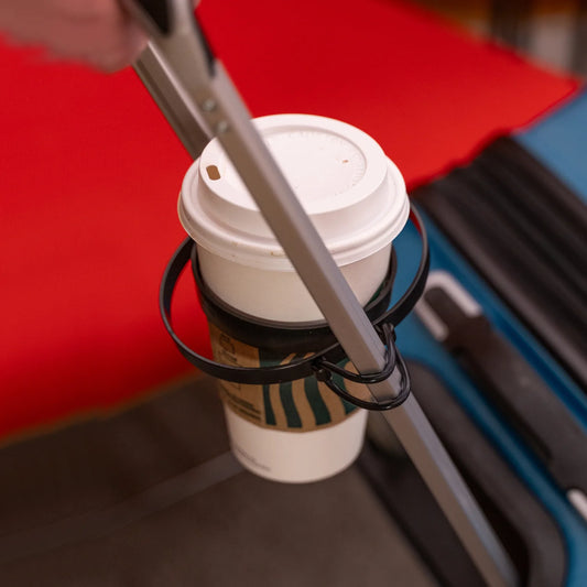 Kikkerland Suitcase Cup Holder