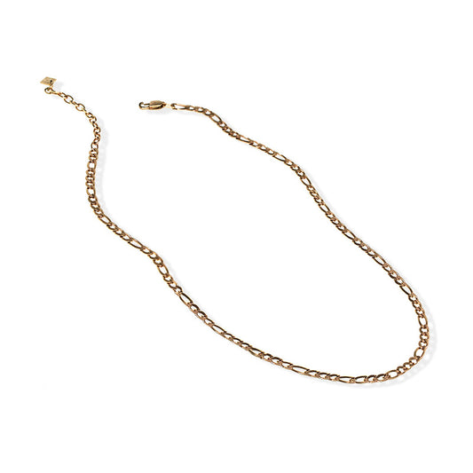 jj+rr Gold Charlotte Figaro Necklace