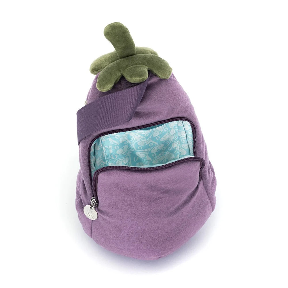 JellyCat Amuseables Eggplant Bum Bag