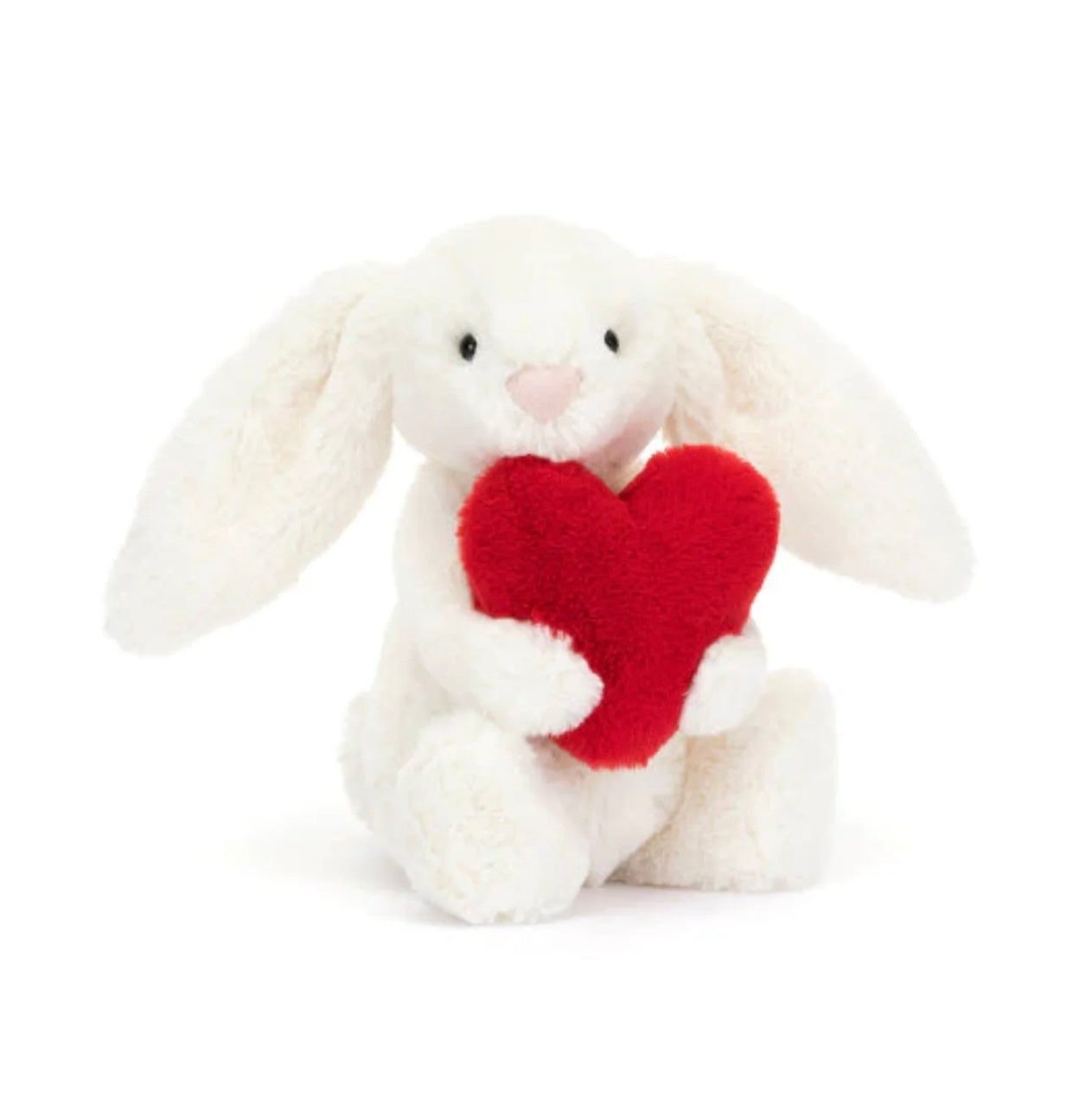 JellyCat Bashful Red Love Heart Bunny