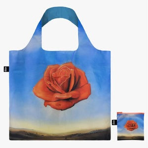 LOQI Tote Bag SALVADOR DALI Meditative Rose Recycled Bag