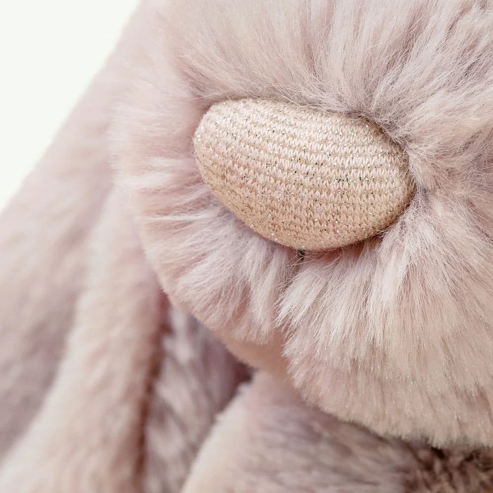 JellyCat Bashful Luxe Rosa Bunny