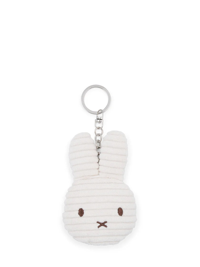 Miffy Corduroy Flat Keychain Off White