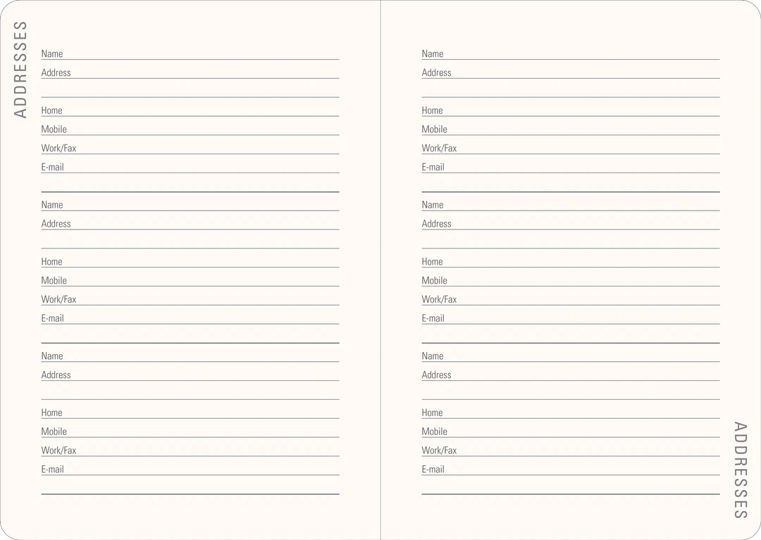 2027 Amethyst Butterflies Weekly Planner