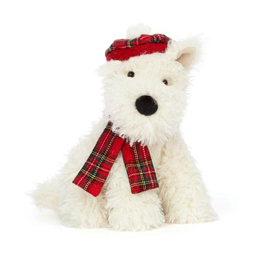 JellyCat Winter Warmer Munro Scottie Dog