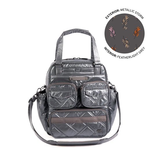 Lug Mini Convertible Puddle Jumper Metallic Grey