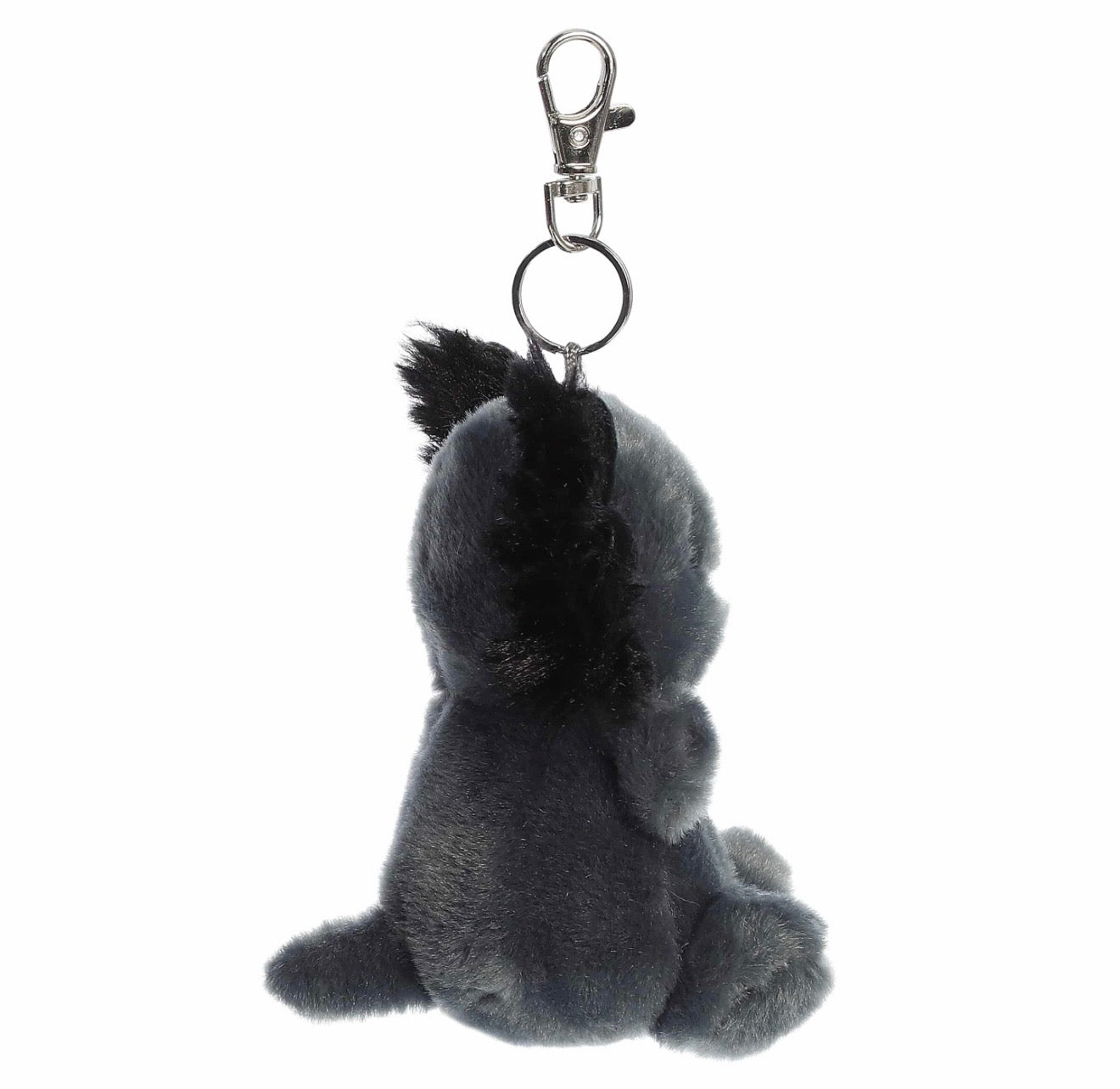 Palm Pals Onyx Axolotl Clip On Keychain