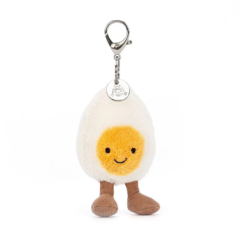 JellyCat Amuseable Happy Boiled Egg Bag Charm – La Di Da Boutique