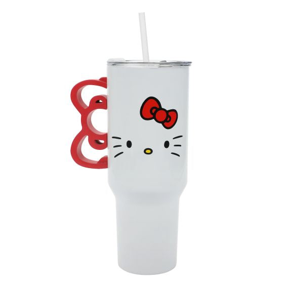 Hello Kitty Stainless Steel Tumbler Bow Handle
