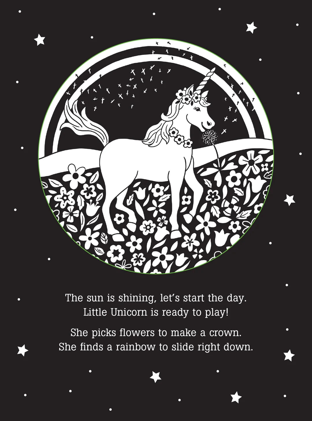 Bedtime Shadow Book Unicorn’s Magical Day