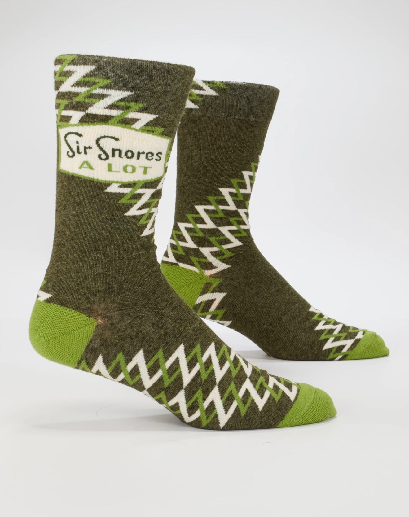 Blue Q Sir Snores A Lot Mens Crew Sock