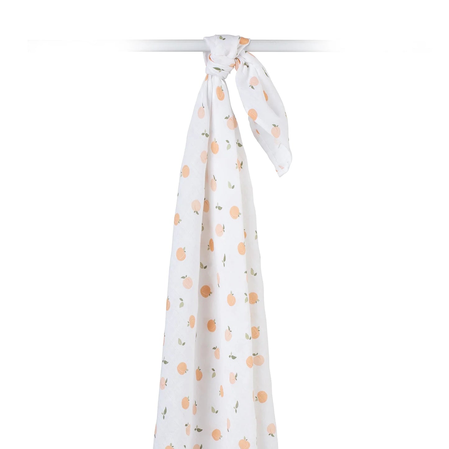 Lulujo Peaches Swaddle Blanket
