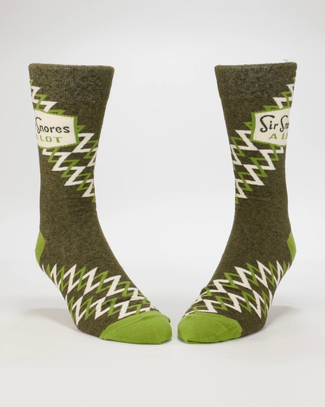 Blue Q Sir Snores A Lot Mens Crew Sock