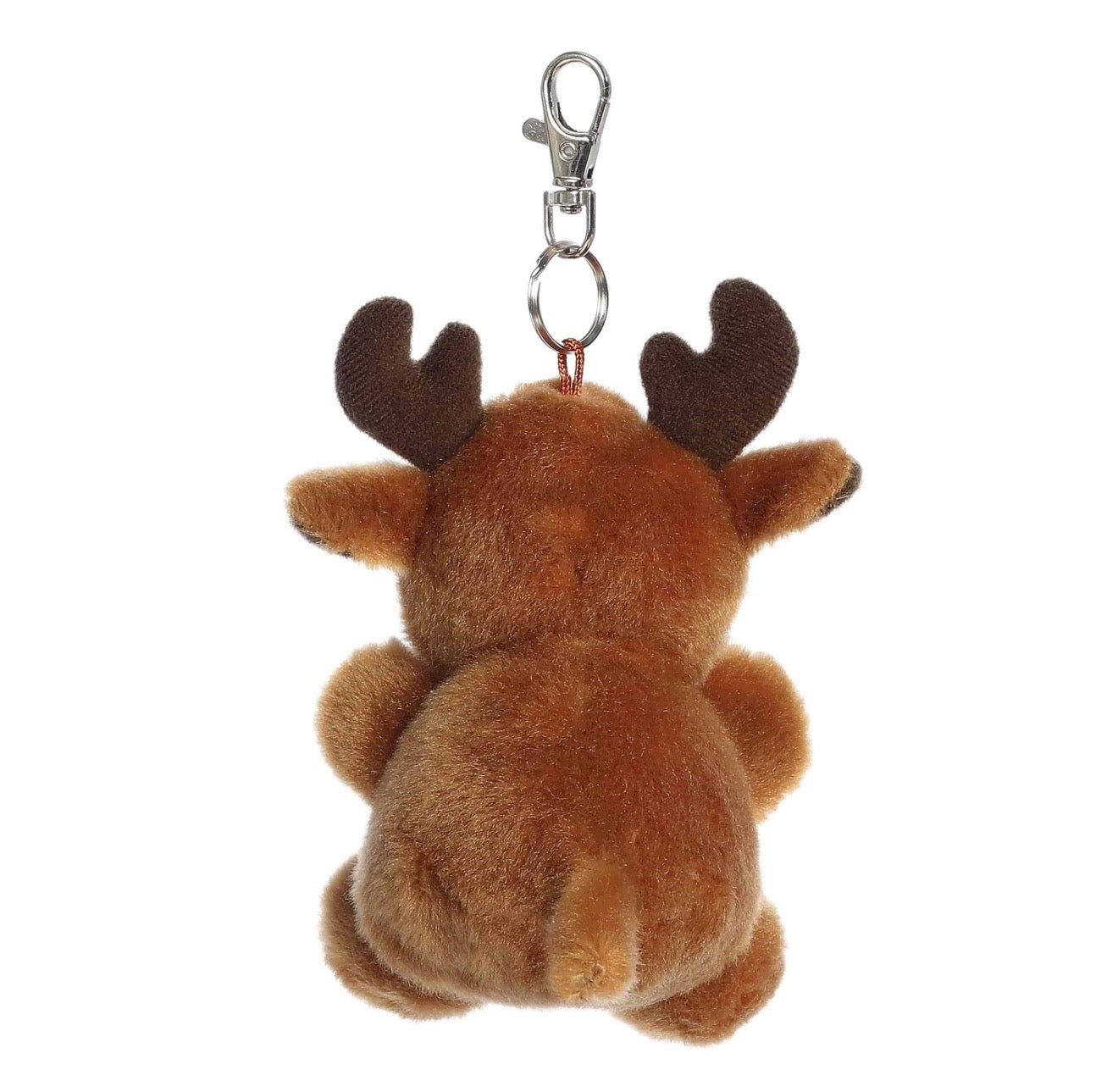 Palm Pals Cinnamon Moose Clip On Keychain