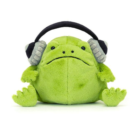 JellyCat Ricky Rain Frog Headphones