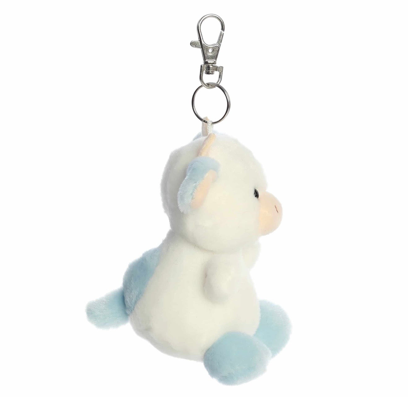 Palm Pals Skyla Blueberry Cow Clip On Keychain