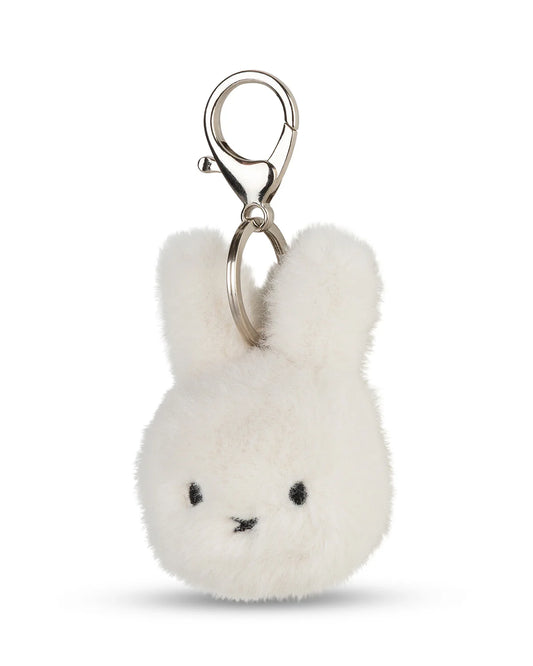 Miffy Fuzzy Keychain White