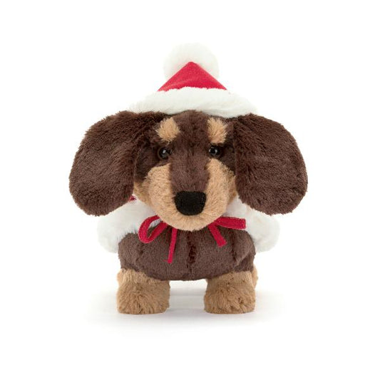 JellyCat Winter Warmer Otto Sausage Dog