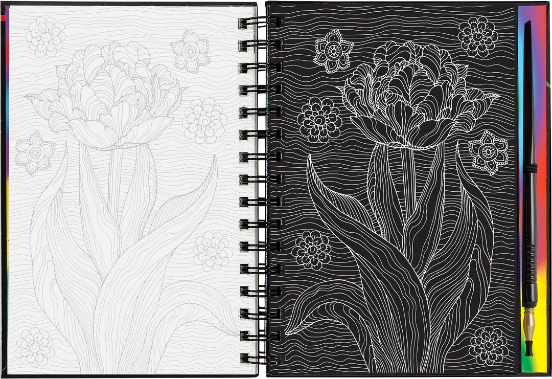 Scratch & Sketch Extreme Flowers