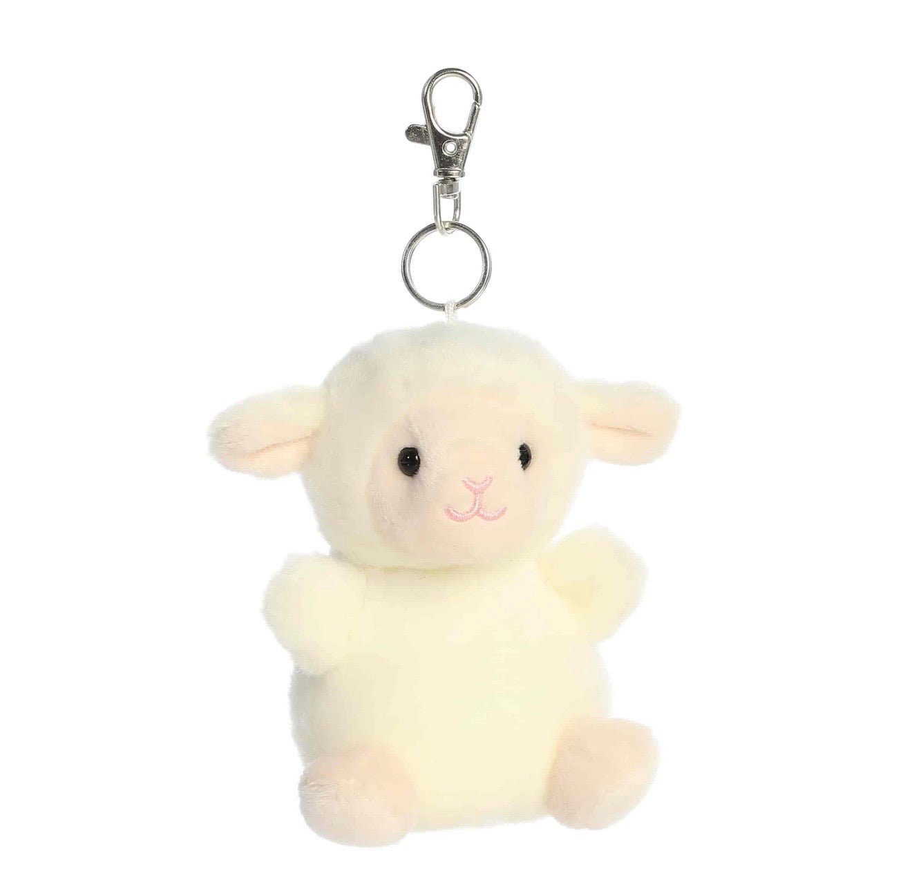 Palm Pals Woolly Lamb Clip On Keychain